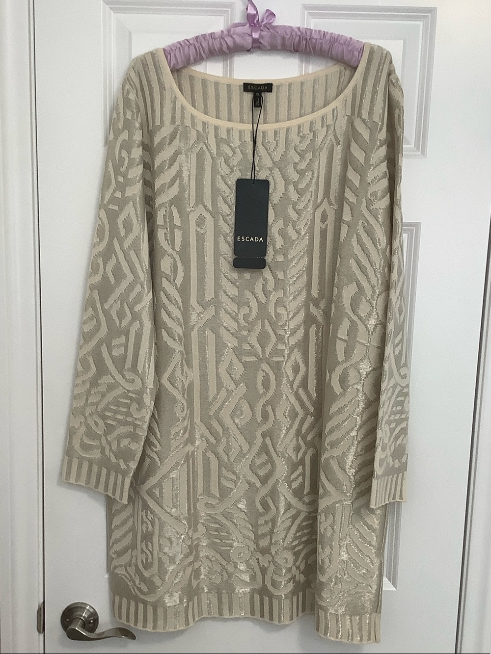 ESCADA Sowustar Cable Sweater Dress
